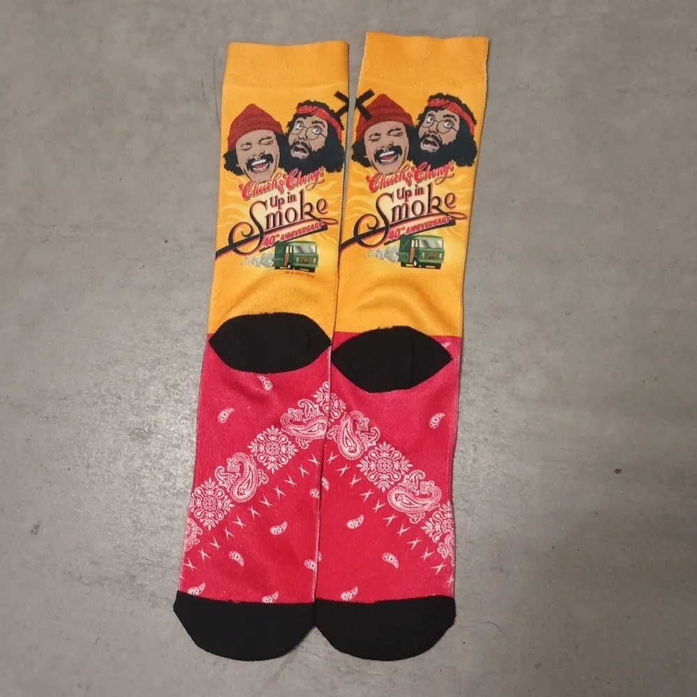 Cheech and Chong Up main Smoke Socks NWOT